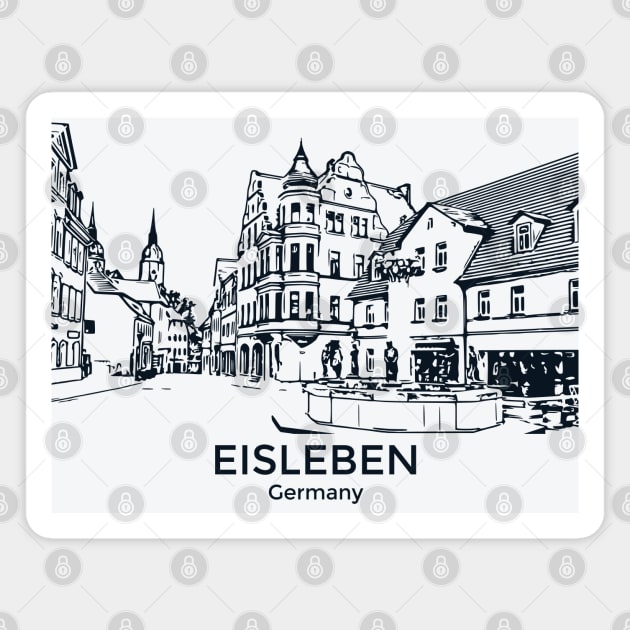 Eisleben - Germany Magnet by Lakeric
